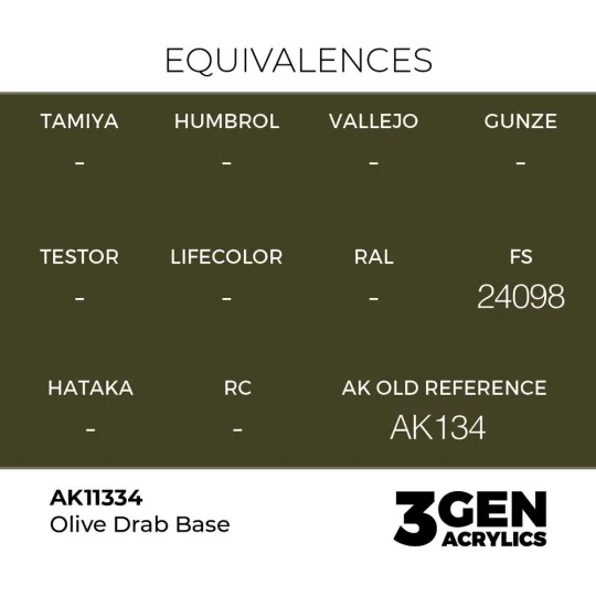 Olive Drab Base - AK Interactive AK11334