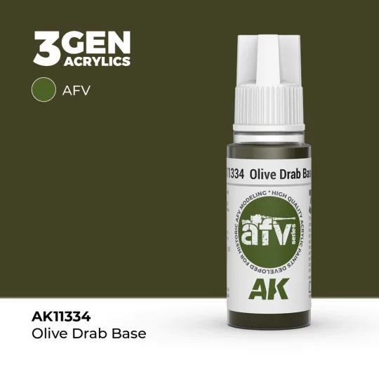 Olive Drab Base - AK Interactive AK11334