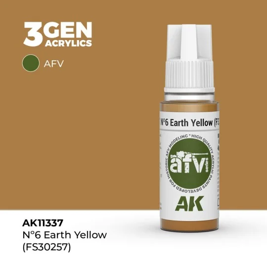 Nº6 Earth Yellow (FS30257) - AK Interactive AK11337