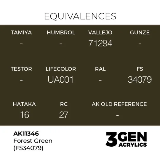 Forest Green (FS34079) - AK Interactive AK11346