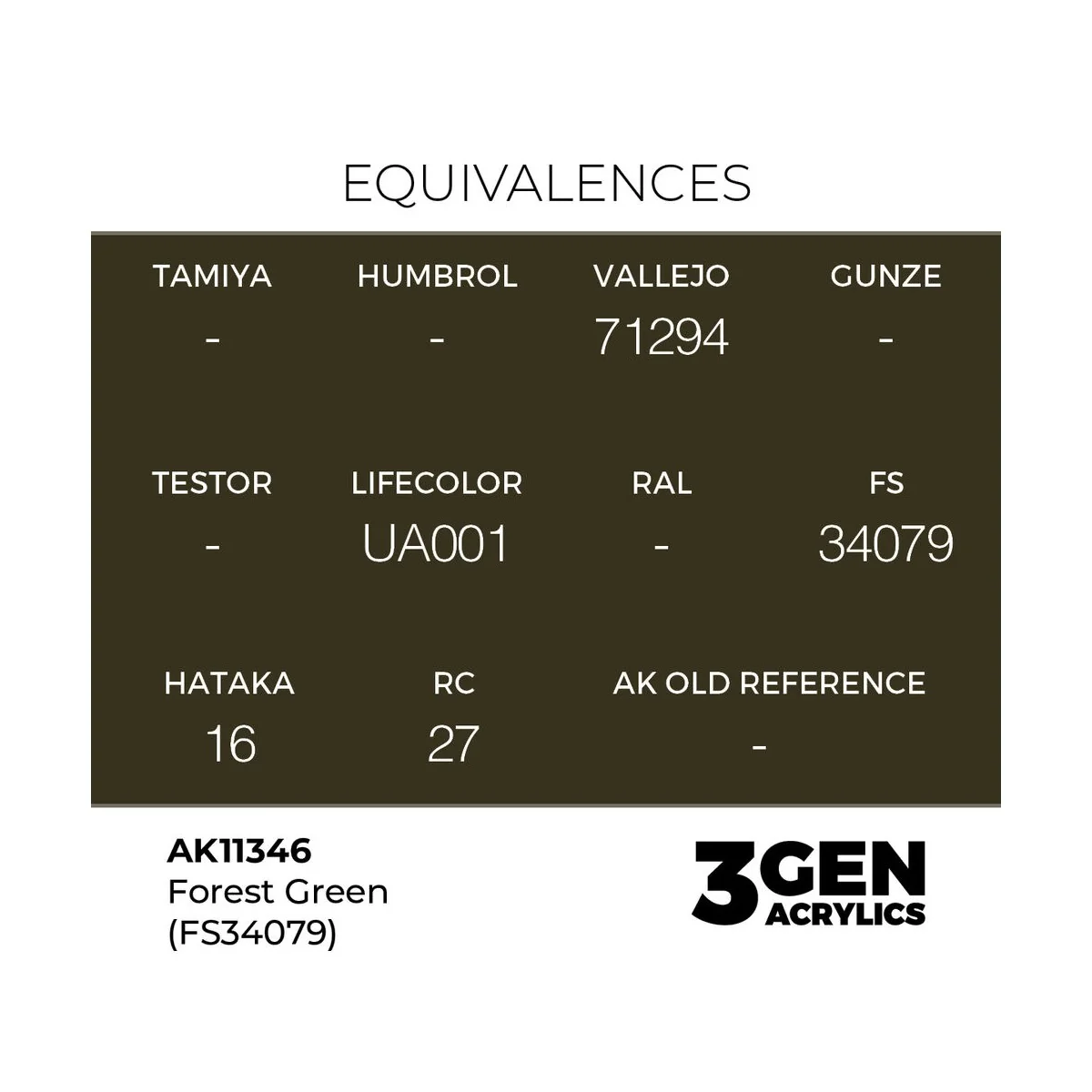 Forest Green (FS34079) - AK Interactive AK11346