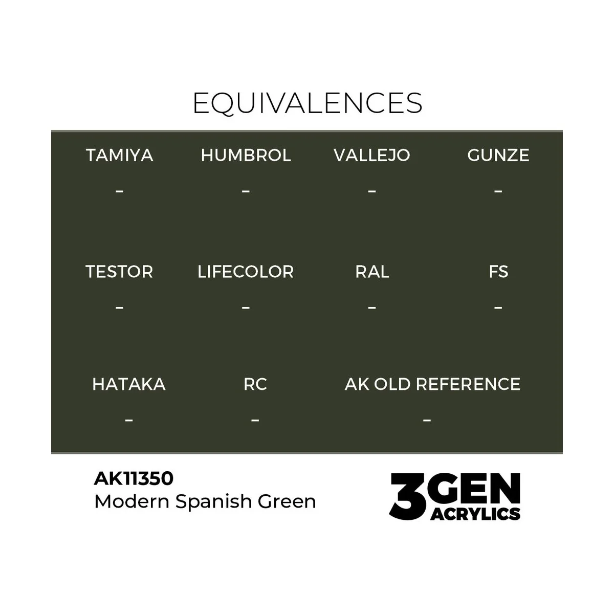 Modern Spanish Green - AK Interactive AK11350