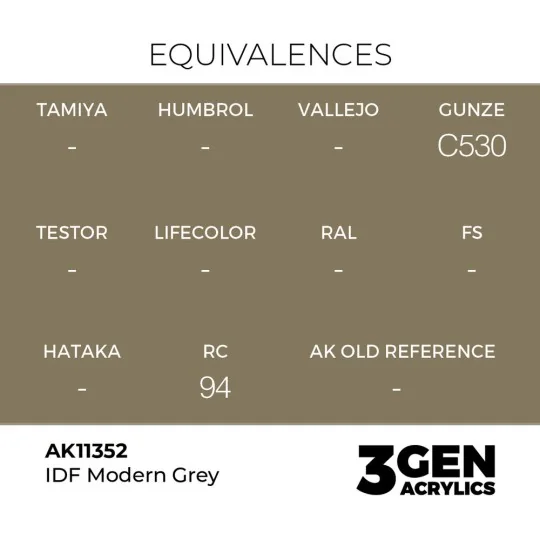 IDF Modern Grey - AK Interactive AK11352