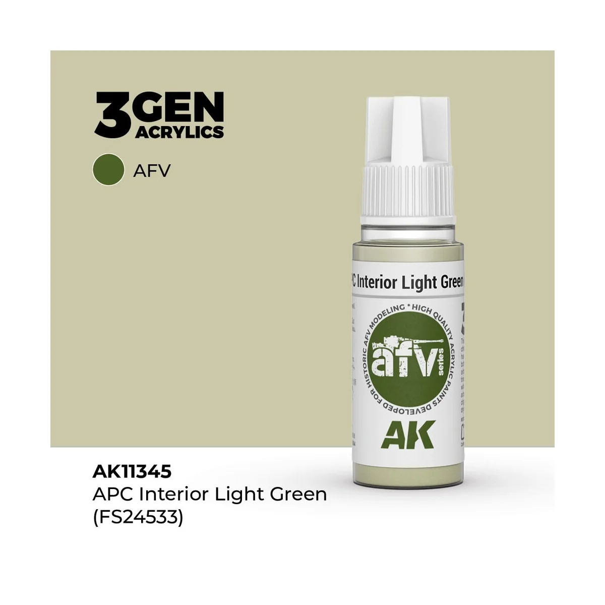 APC Interior Light Green (FS24533) - AK Interactive AK11345