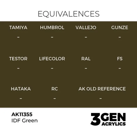 IDF Green - AK Interactive AK11355