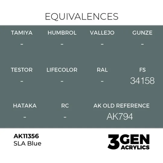 SLA Blue - AK Interactive AK11356