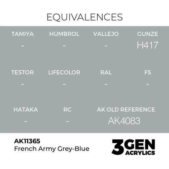 French Army Grey-Blue - AK Interactive AK11365