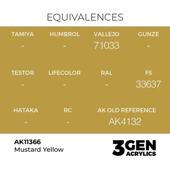 Mustard Yellow - AK Interactive AK11366