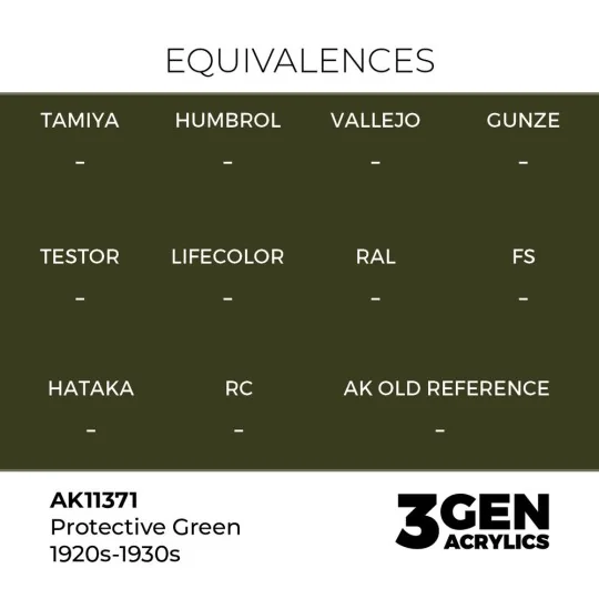 Protective Green 1920s-1930s - AK Interactive AK11371