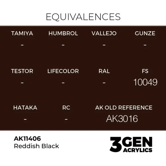 Reddish Black - AK Interactive AK11406