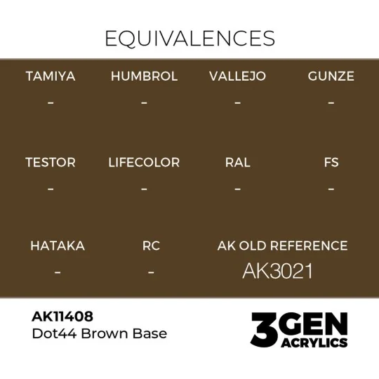 Dot44 Brown Base - AK Interactive AK11408