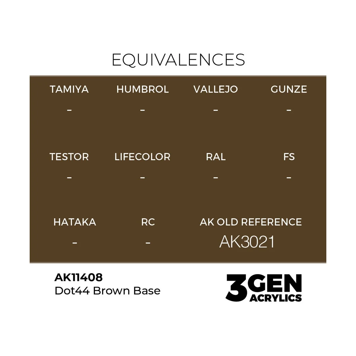 Dot44 Brown Base - AK Interactive AK11408