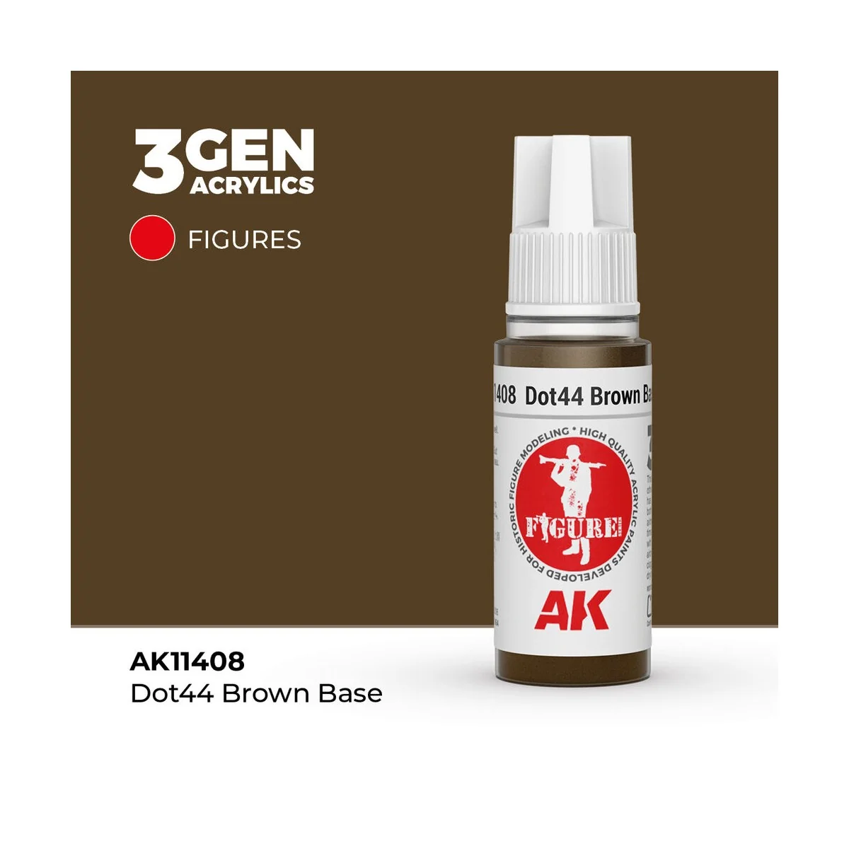Dot44 Brown Base - AK Interactive AK11408