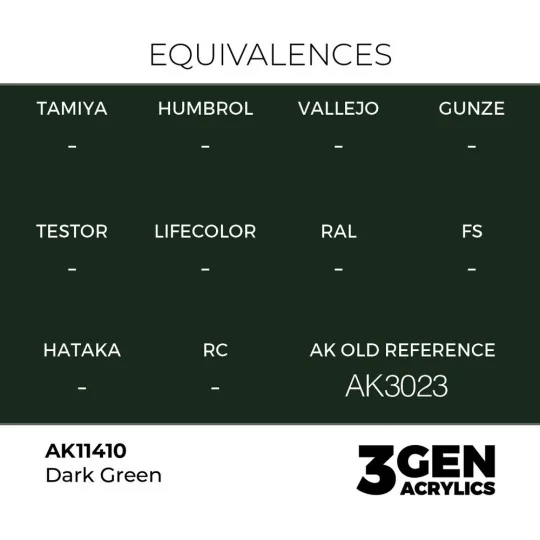 Dark Green - AK Interactive AK11410