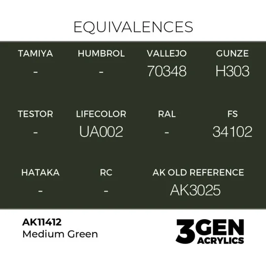 Medium Green - AK Interactive AK11412