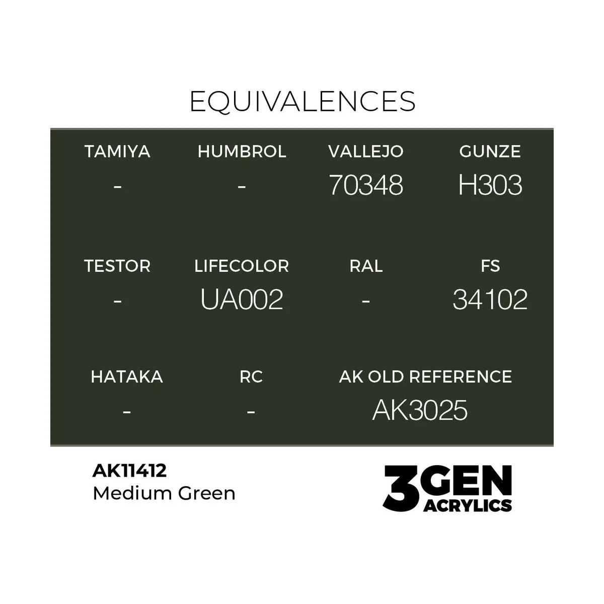 Medium Green - AK Interactive AK11412