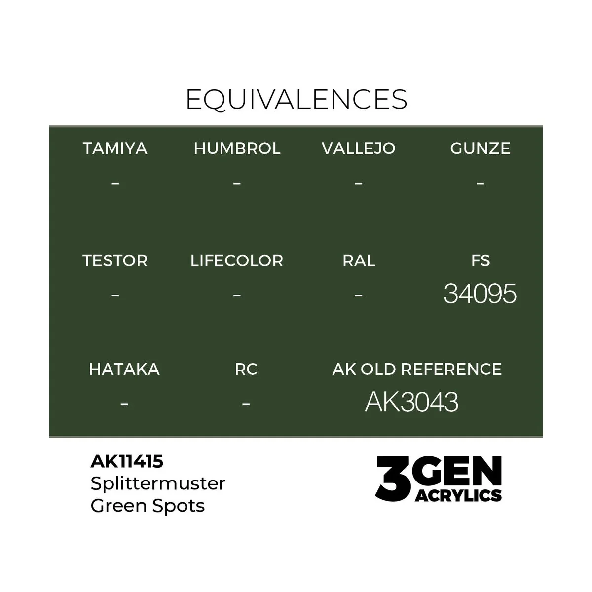Splittermuster Green Spots - AK Interactive AK11415