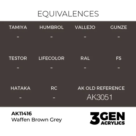 Waffen Brown Grey - AK Interactive AK11416