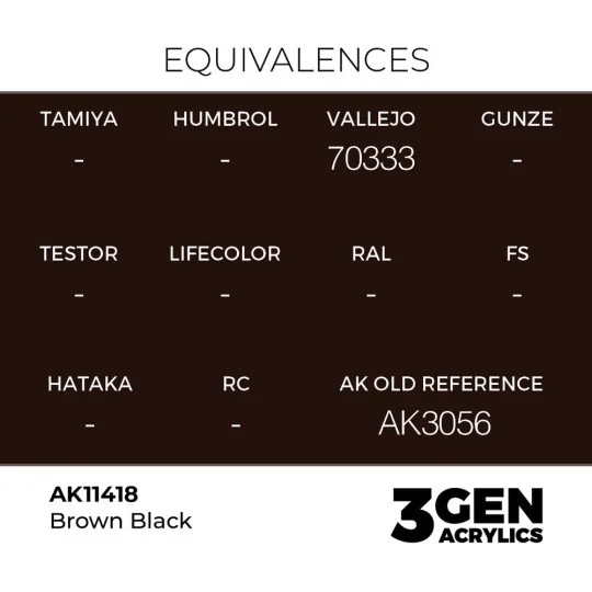 Brown Black - AK Interactive AK11418