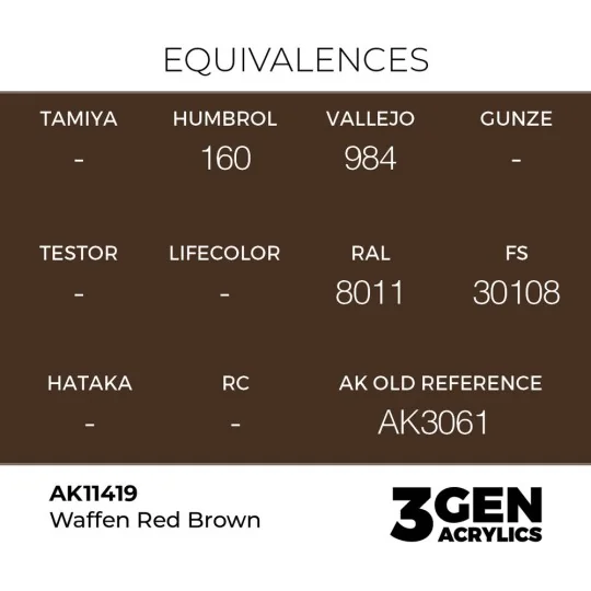 Waffen Red Brown - AK Interactive AK11419