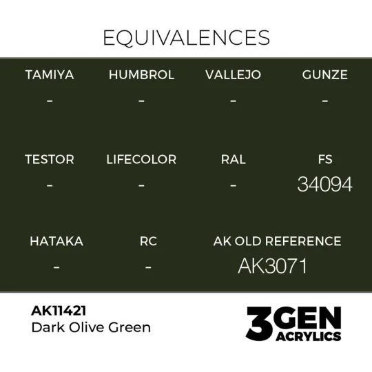 Dark Olive Green - AK Interactive AK11421