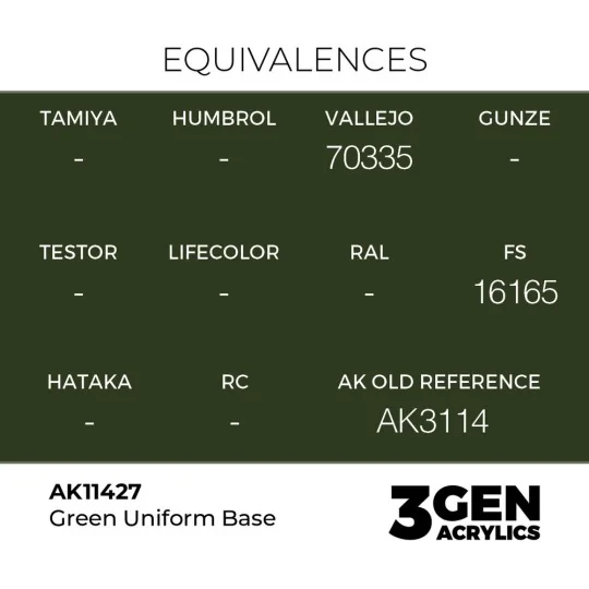 Green Uniform Base - AK Interactive AK11427