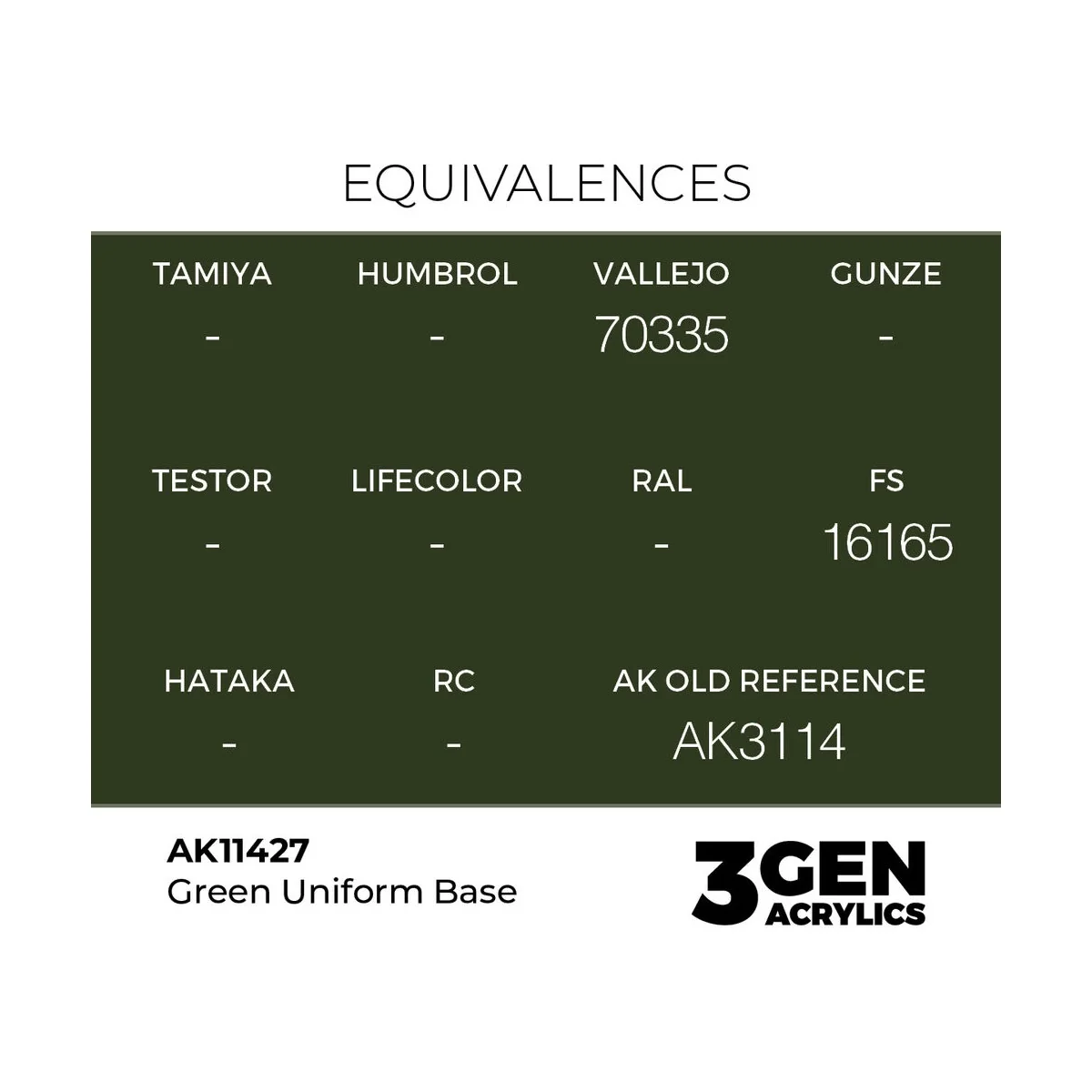 Green Uniform Base - AK Interactive AK11427
