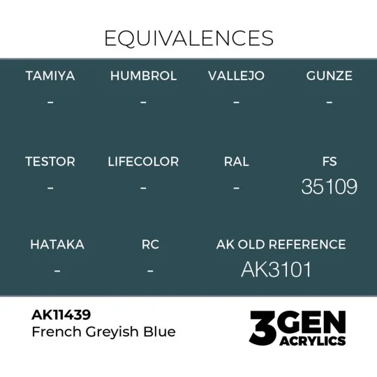 French Greyish Blue - AK Interactive AK11439