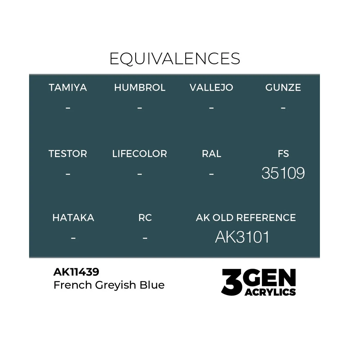French Greyish Blue - AK Interactive AK11439
