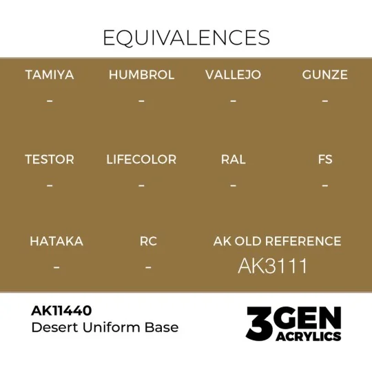 Desert Uniform Base - AK Interactive AK11440