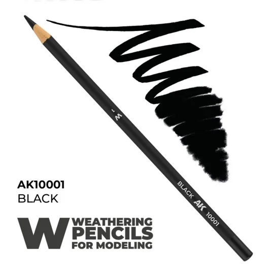 Watercolor Pencil Black - AK Interactive AK10001