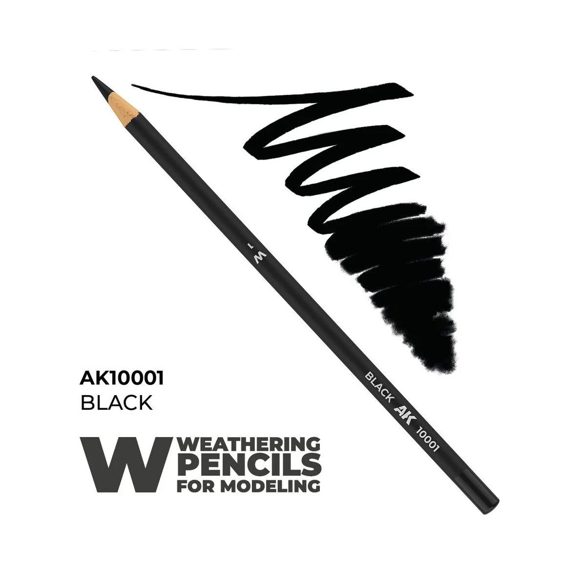 Watercolor Pencil Black - AK Interactive AK10001