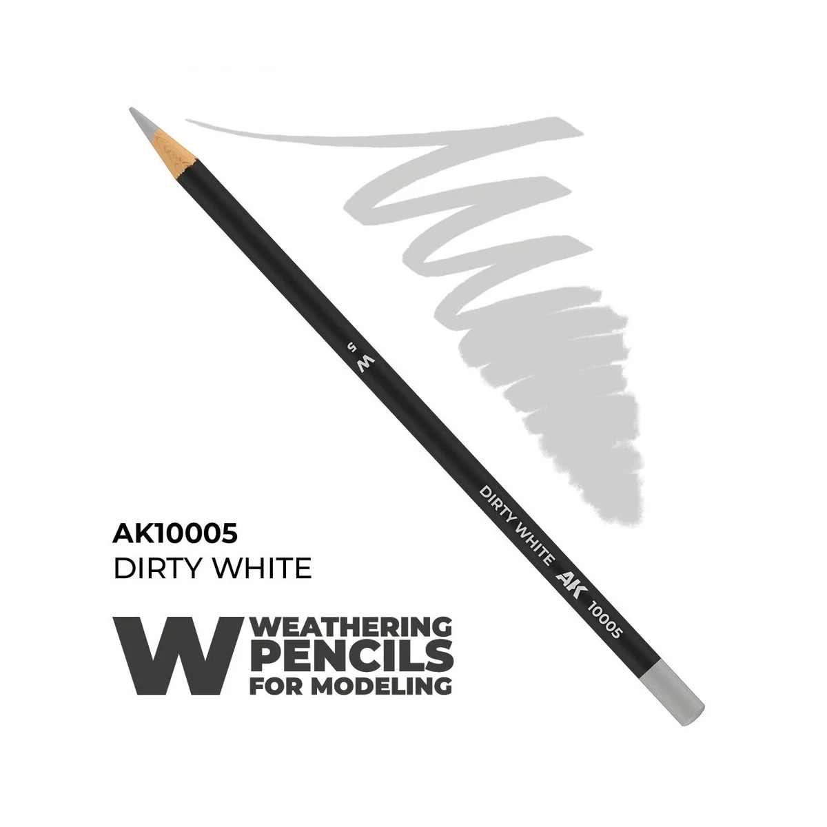 Watercolor Pencil Dirty White - AK Interactive AK10005