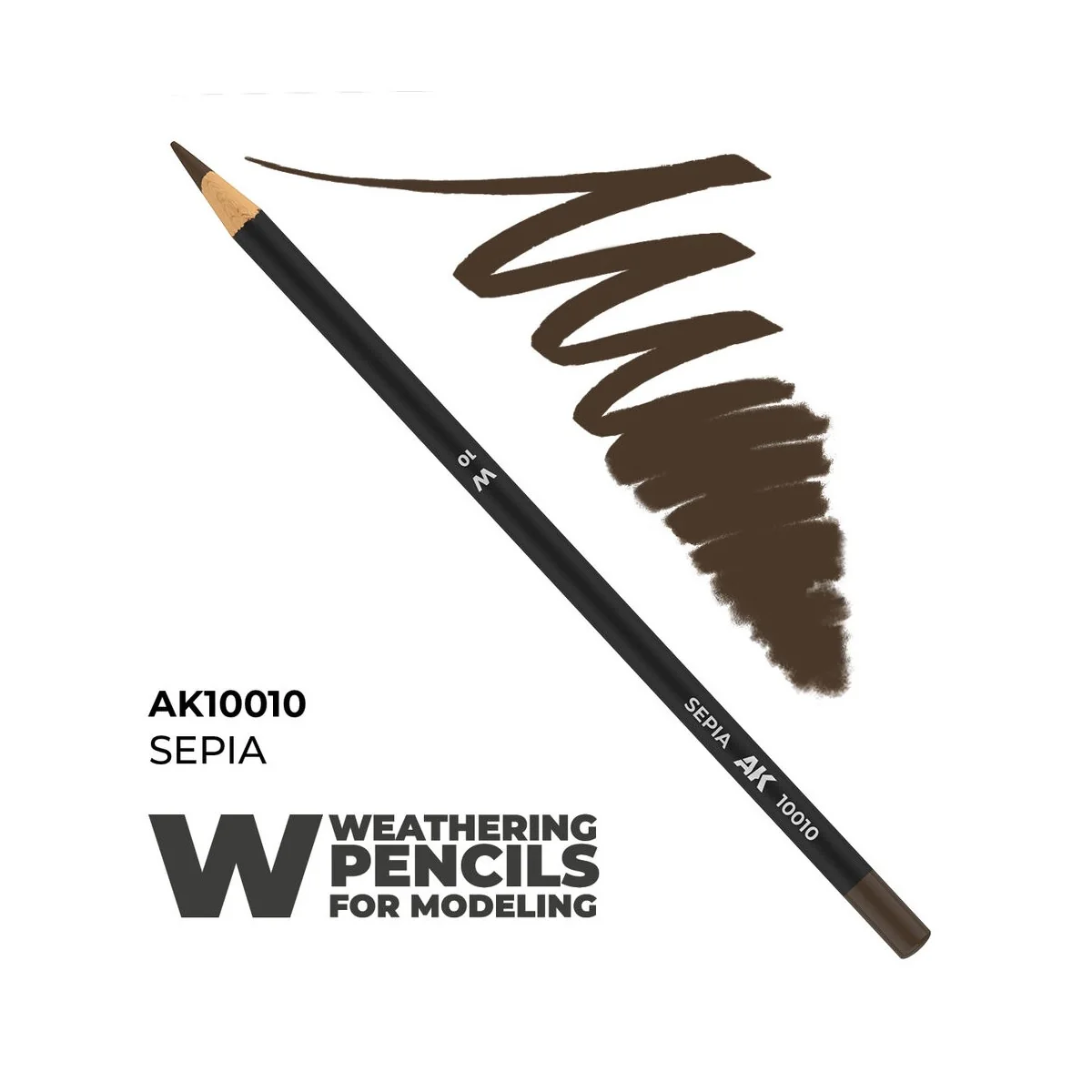 Watercolor Pencil Sepia - AK Interactive AK10010
