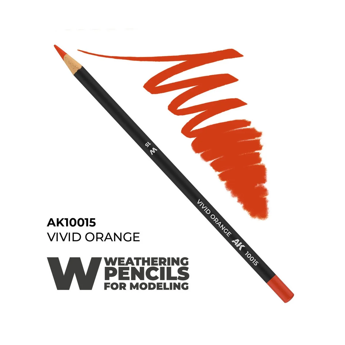 Watercolor Pencil Vivid Orange - AK Interactive AK10015