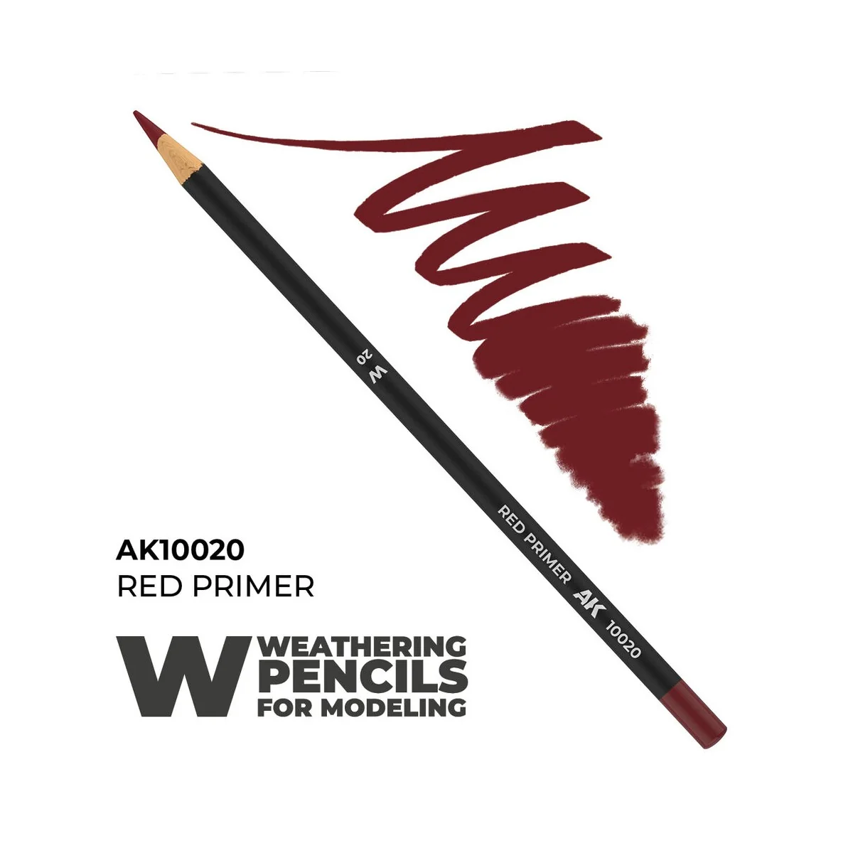 Watercolor Pencil Red Primer - AK Interactive AK10020