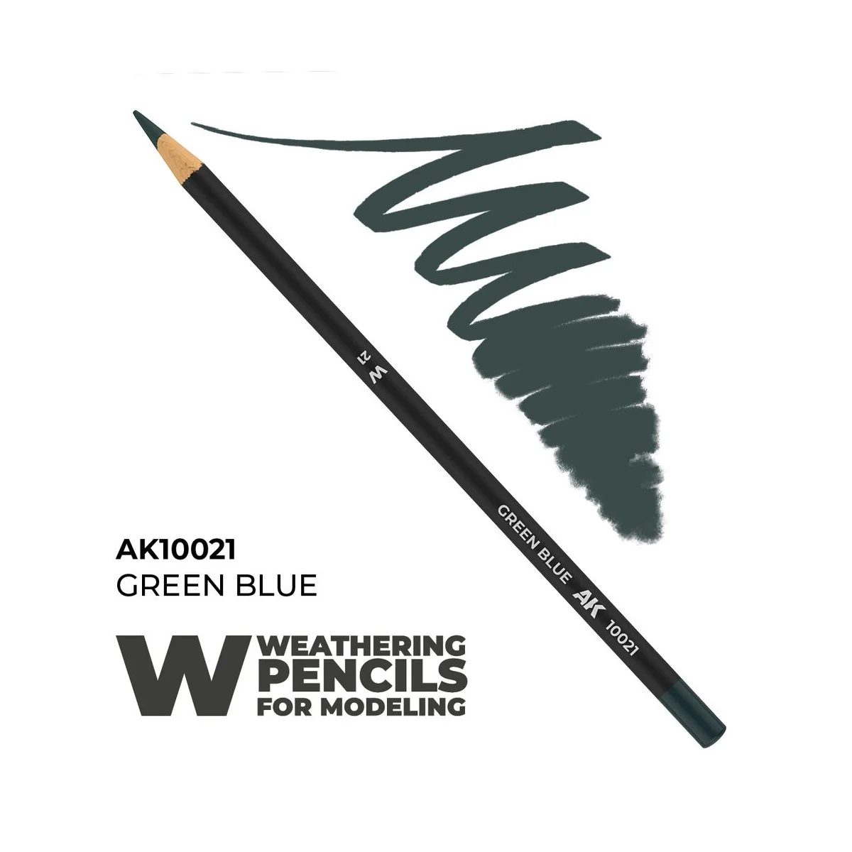 Watercolor Pencil Green Blue - AK Interactive AK10021