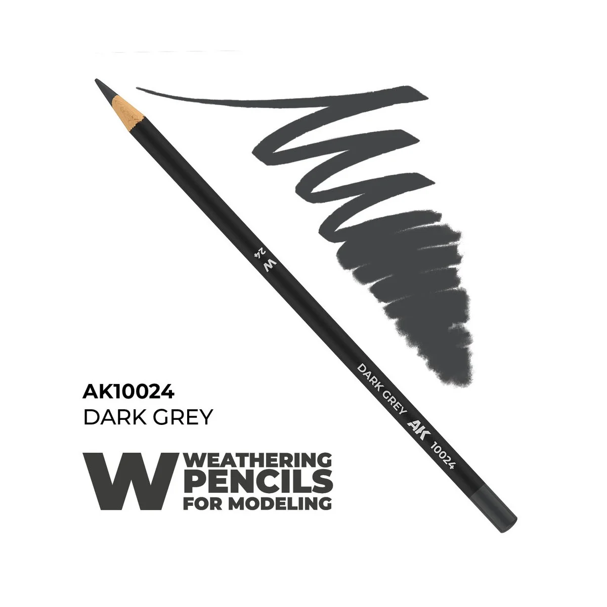 Watercolor Pencil Dark Grey - AK Interactive AK10024