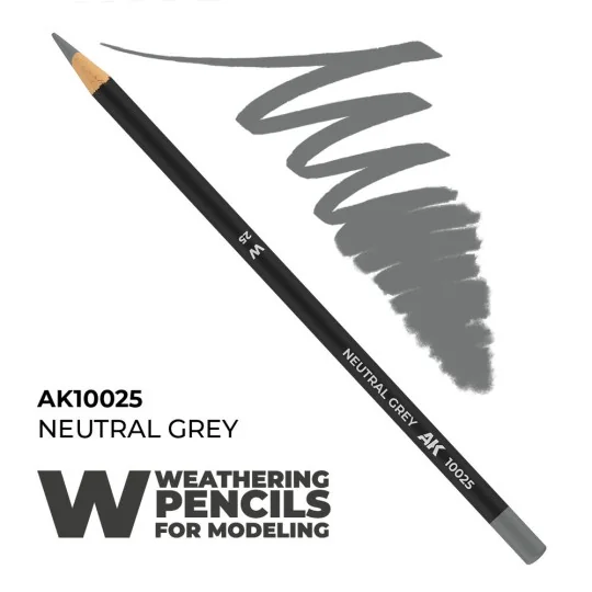 Watercolor Pencil Neutral Grey - AK Interactive AK10025