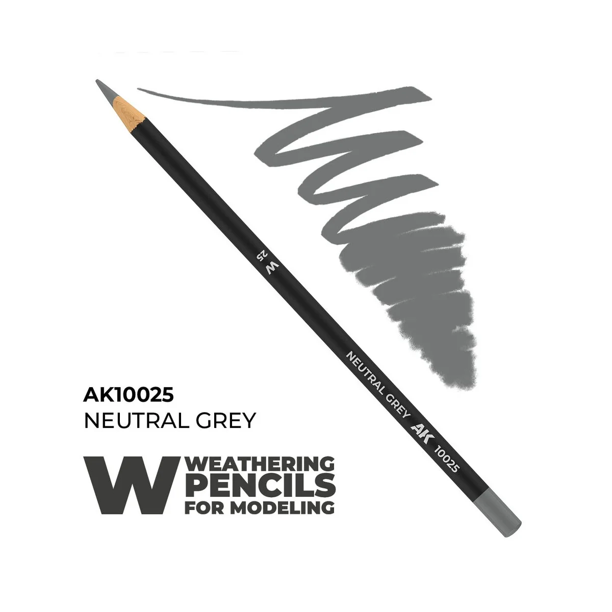 Watercolor Pencil Neutral Grey - AK Interactive AK10025