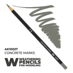Watercolor Pencil Concrete Marks - AK Interactive AK10027 2
