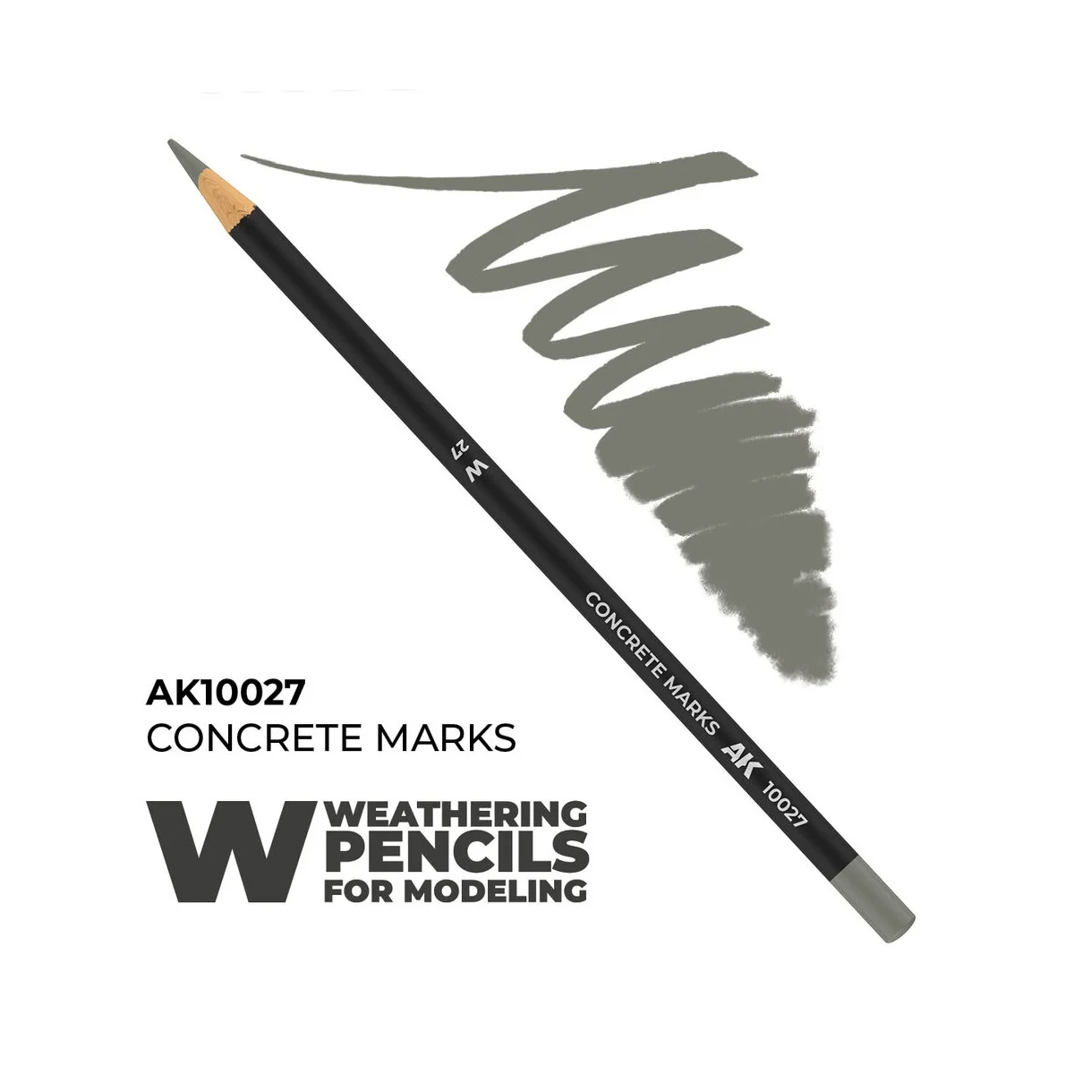 Watercolor Pencil Concrete Marks - AK Interactive AK10027