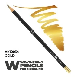 Watercolor Pencil Gold - AK Interactive AK10034 2