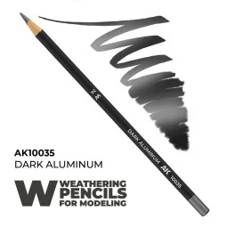Watercolor Pencil Dark Aluminum Nickel - AK Interactive AK10035 2
