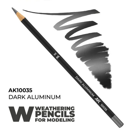 Watercolor Pencil Dark Aluminum Nickel - AK Interactive AK10035