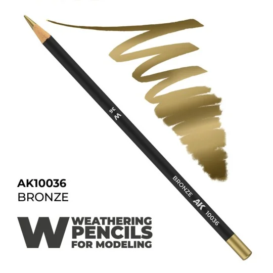 Watercolor Pencil Bronze - AK Interactive AK10036