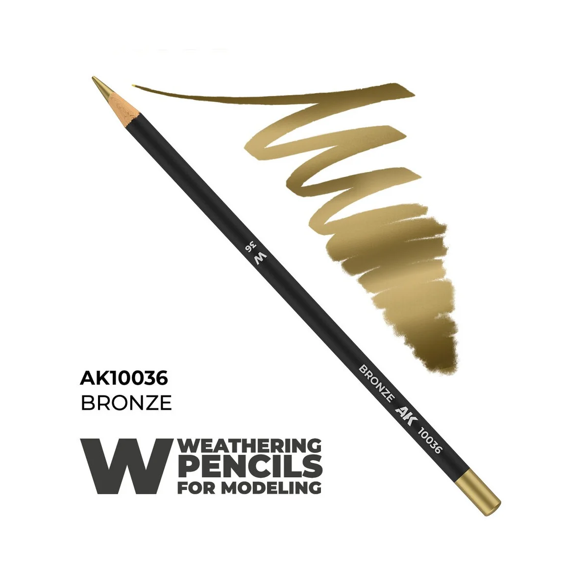 Watercolor Pencil Bronze - AK Interactive AK10036