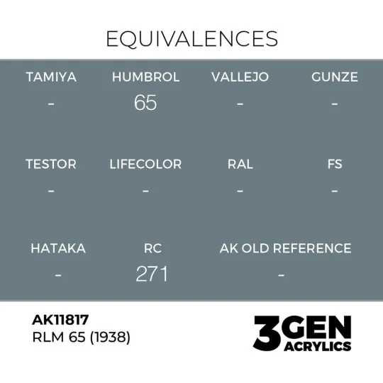 RLM 65 (1938) - AK Interactive AK11817