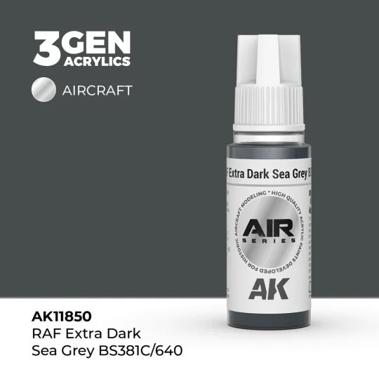 RAF Extra Dark Sea Grey BS381C/640 - AK Interactive AK11850
