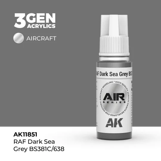 RAF Dark Sea Grey BS381C/638 - AK Interactive AK11851